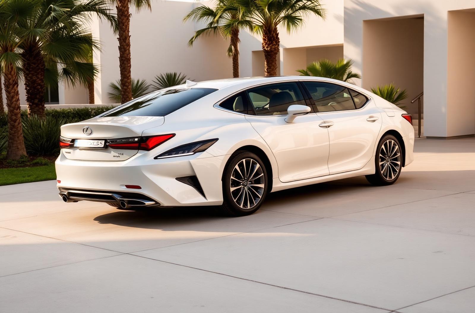 Lexus ES 300h — rear three-quarter view